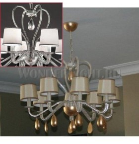 MASIERO NOBLESSE 6 -V97 - SUSPENSION CLASSIQUE  - CHANDELIER